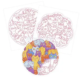 Maľovanky Avenue Mandarine Graffy Pop Mandala Mačky